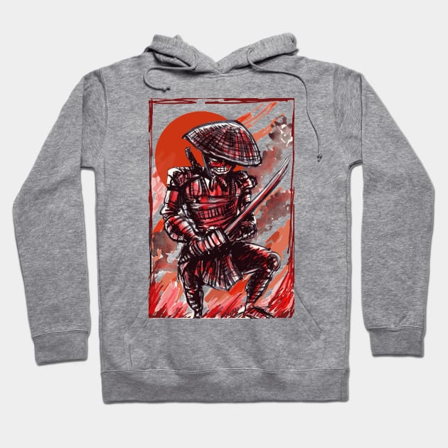 The Intense Warrior Hoodie by RickLucey